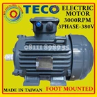 TECO AESV1S 0.75KW 1HP-3PHASE 2POLE B3 FOOT MOUNTED ELECTRIC MOTOR 1