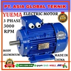 YUEMA ELECTRIC MOTOR SA-0.37KW-0.5HP-3PHASE-2POLE-B3 ORIGINAL 1