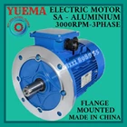YUEMA ELECTRIC MOTOR SA 0.37KW/0.5HP/3PHASE/3000RPM/B5 FLANGE MOUNTED 1