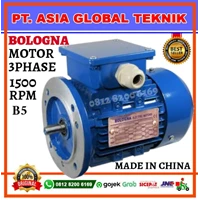 BOLOGNA ELECTRIC MOTOR 3 PHASE 0.75HP/0.55KW/4POLE/B5 FLANGE MOUNTED