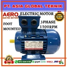 AERO ELECTRIC MOTOR 3 PHASE 0.18KW-0.25HP-4POLE-B3-FOOT MOUNTED 1
