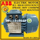 M2BAX80MA4 0.55KW-0.75HP 1500RPM ABB ELECTRIC MOTOR 3 PHASE IE2 HIGH EFFICIENCY 1